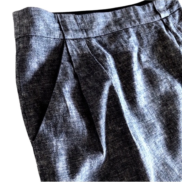 The Limited Blue Linen Chambray Mini Skirt size 6 - Picture 6 of 16